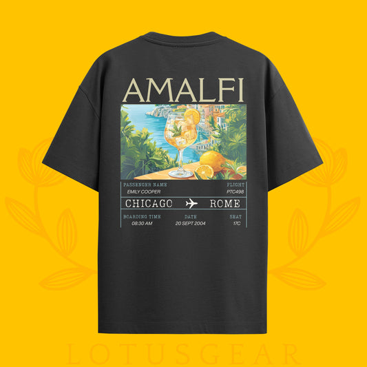 Amalfi Tee in Black
