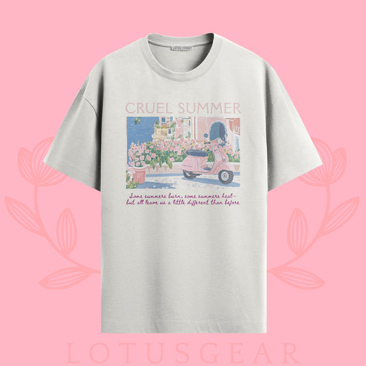 Cruel Summer Tee in White