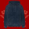 Acid Wash Heavy Weight Hoodie - Metal Edit