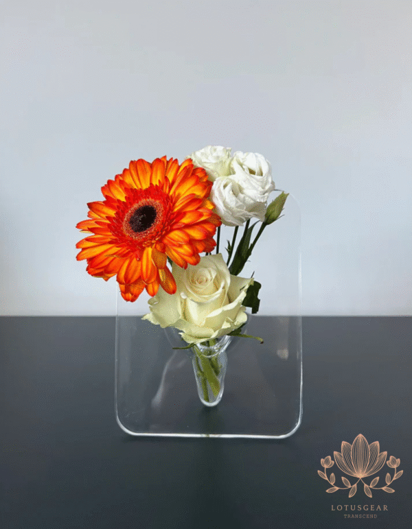 Clear Acrylic Frame Vase