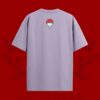 Embroidered Uchiha Symbol Tee in Lavender