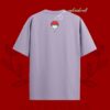 Embroidered Uchiha Symbol Tee in Lavender