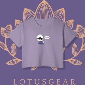 Gojo Crop Top in Lavender