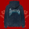 Acid Wash Heavy Weight Hoodie - Metal Edit