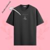 Eiffel Tower Embroidered Tee in Black
